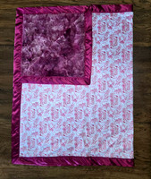 3X5 Maroon & Pink Boots