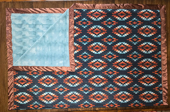 6X5 Slate Rust Aztec