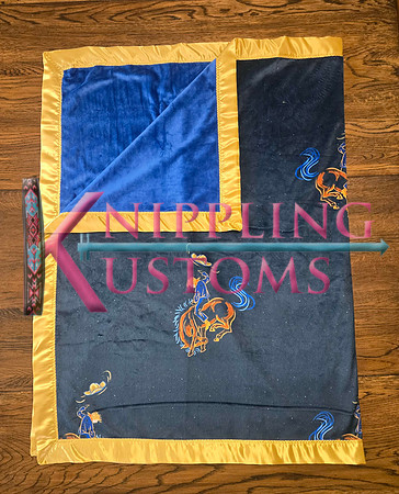 3X5 Neon Bucking Horses