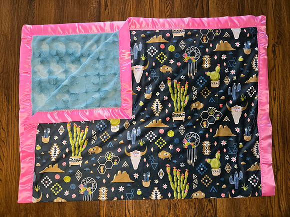 3X5 Boho Cactus & Skulls